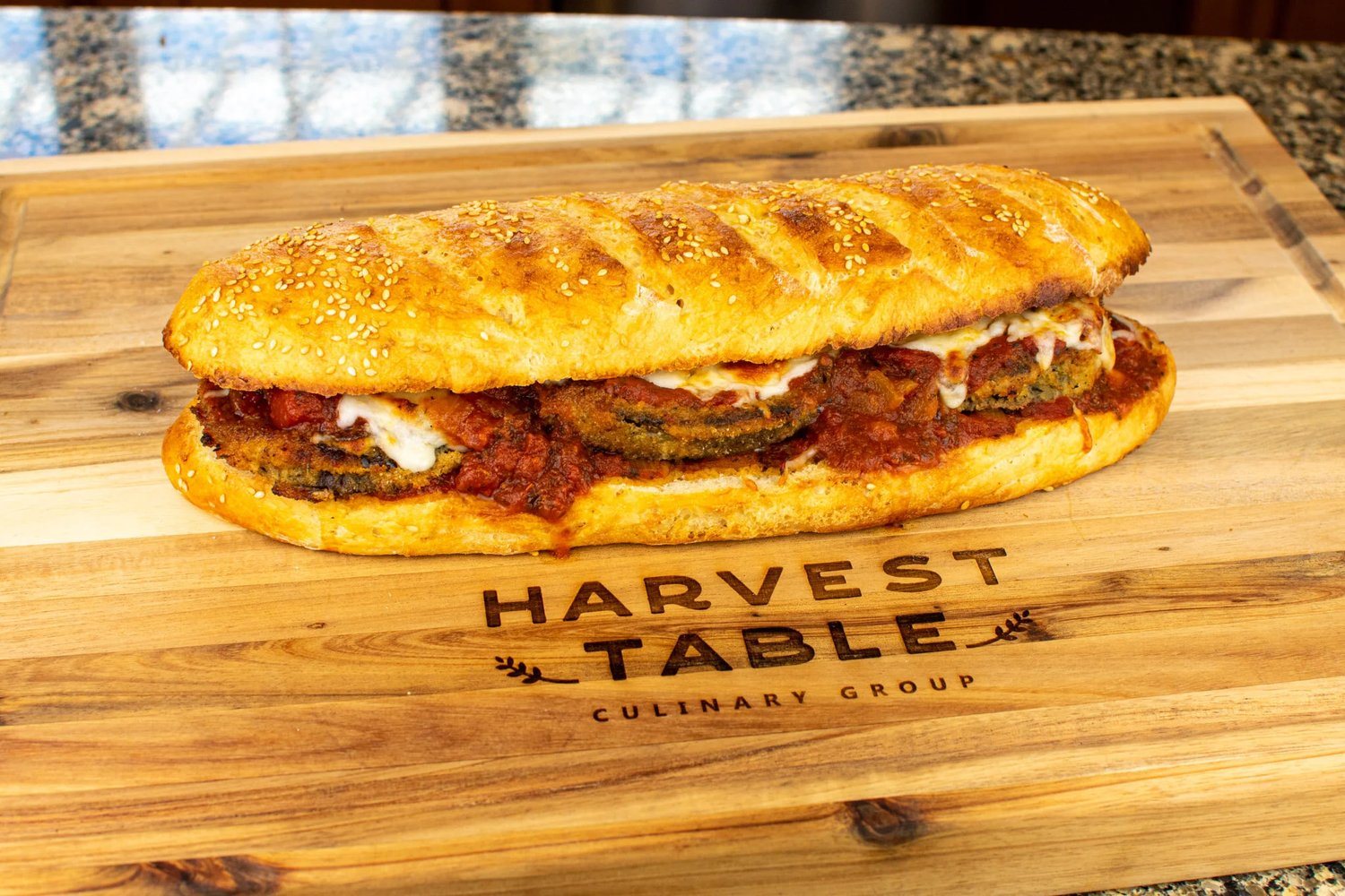 Eggplant Parmesan Grinder