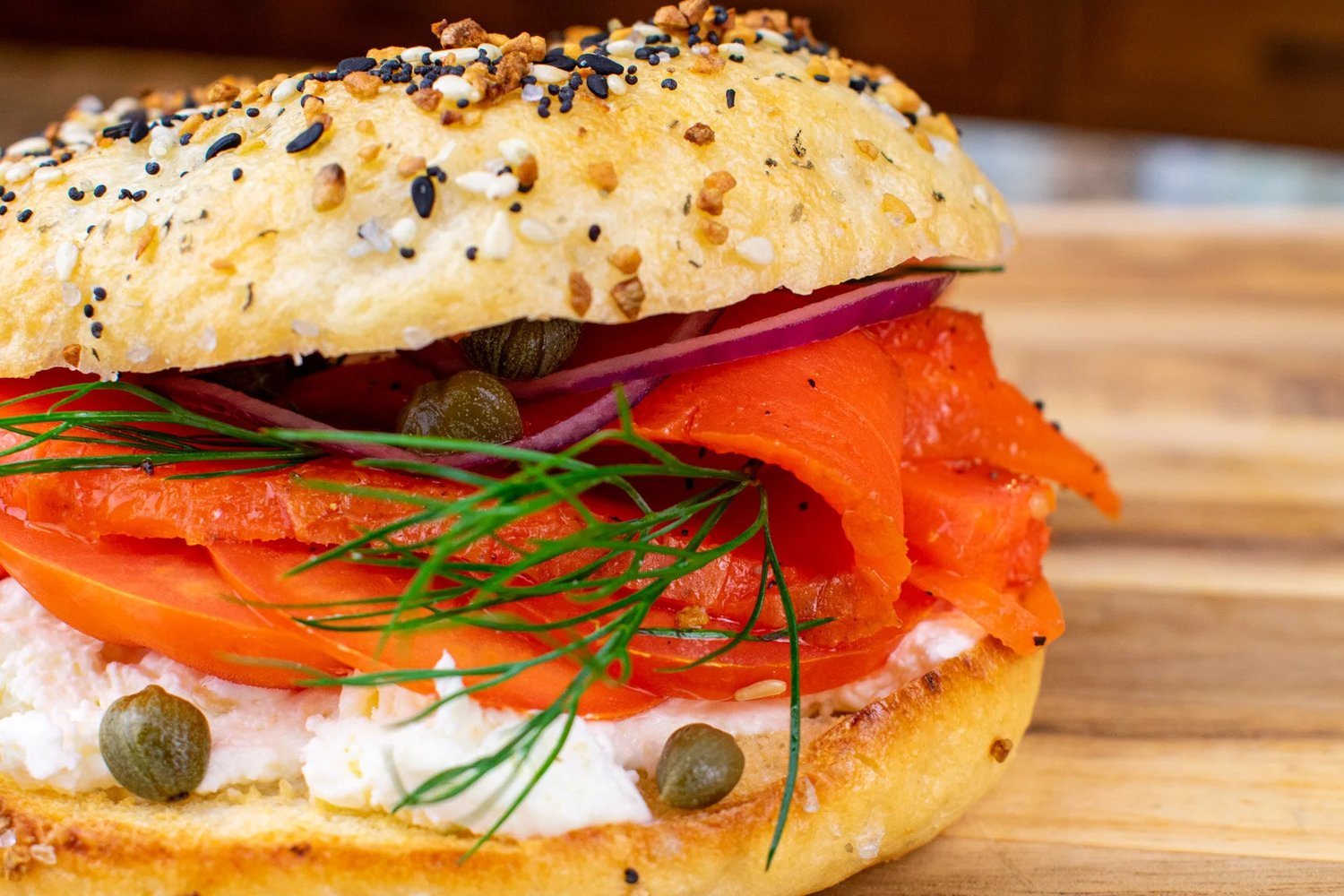 Everything Bagels and Carrot Lox