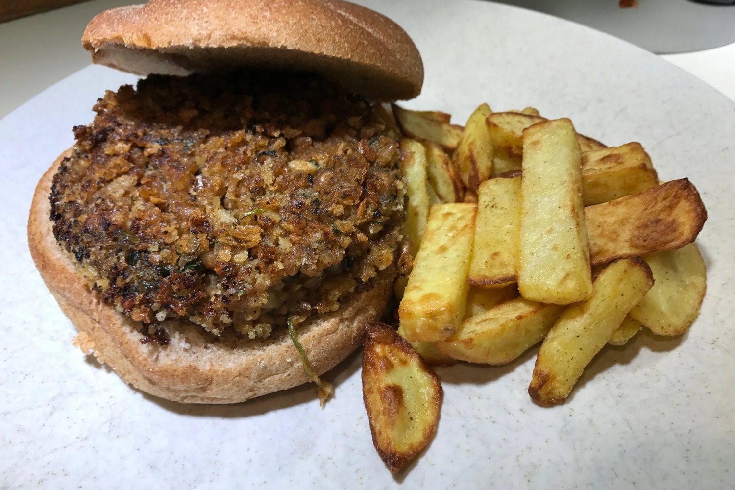Vegan Burgers and 'Air' Fries